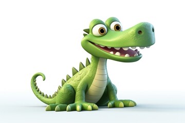 Fototapeta premium Dinosaur reptile cartoon animal.