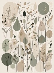 abstract floral background