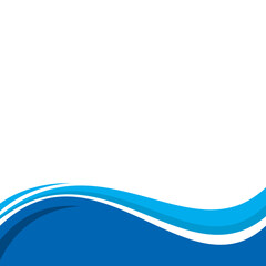 Business Wave Footer