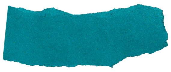 Ripped blue paper torn edges with transparent background png paper tear