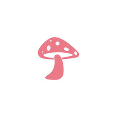 mushroom logo vector design