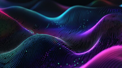 Abstract Digital Wave