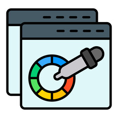 Color selection Icon