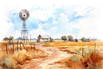 Farming landscape outdoors nature.