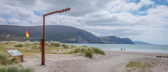 Obraz premium Keel, Ireland - June 29 2024 