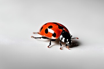 Fototapeta premium Close-up View of a Ladybug