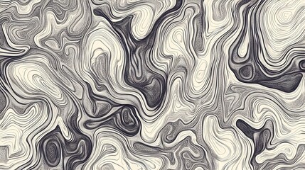 Seamless Pattern with a Simple Abstract Drawing. Vector Illustration

