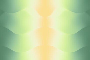 Green and yellow gradient graphic background with geometric shadow waves
