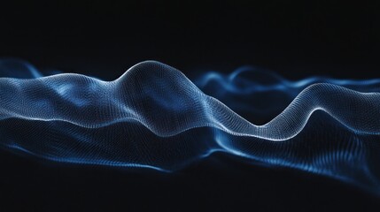 Obraz premium Abstract Blue Waves