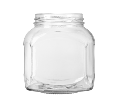 empty glass jar