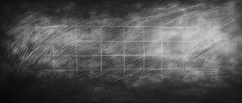 Dark grey chalkboard with light handdrawn gridlines, subtle and organized texture, grid chalkboard texture, structured design background