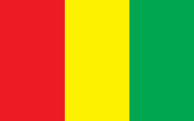 The National Flag of Guinea