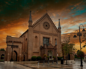 Ancient Kurnik City Temple In Poland Basks In Sunset Glow © tan4ikk