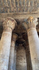 Khnum Temple Columns and Hieroglyphic Carvings – Esna, Luxor, Egypt | Ancient Egyptian Architecture