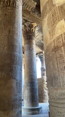 Khnum Temple Columns and Hieroglyphic Carvings – Esna, Luxor, Egypt | Ancient Egyptian Architecture