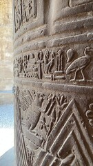 Khnum Temple Columns and Hieroglyphic Carvings – Esna, Luxor, Egypt | Ancient Egyptian Architecture
