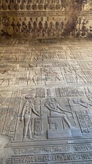 Khnum Temple Columns and Hieroglyphic Carvings – Esna, Luxor, Egypt | Ancient Egyptian Architecture