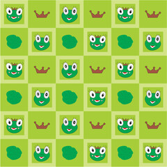 Seamless Pattern Frog.eps