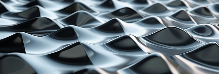 An abstract representation of a political tension. The art style tessellating textures resembling a web, weave or weft.