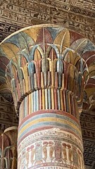 Khnum Temple Columns and Hieroglyphic Carvings – Esna, Luxor, Egypt | Ancient Egyptian Architecture