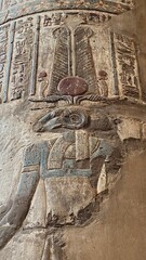 Khnum Temple Columns and Hieroglyphic Carvings – Esna, Luxor, Egypt | Ancient Egyptian Architecture