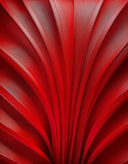 An abstract red background adorned with stripes, providing ample space for text