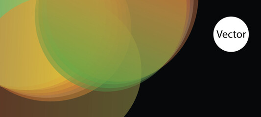 Minimalist cover template with vibrant perspective. Geometric prism shapes collection. Glowing shape on dark vibrant background.