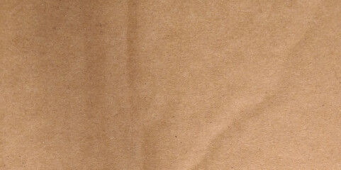 Texture of old organic cardboard, beige paper, background for design, copy space. Recyclable material. 