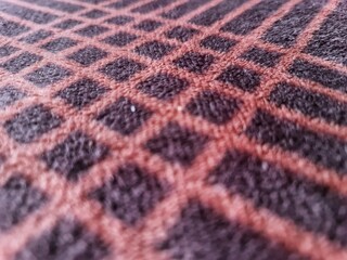Fill inframe photo, close up of a carpet pattern. Soft fur carpet. Suitable for your home.