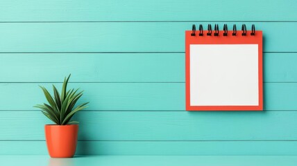 Wall calendar featuring routine task scheduling, calendar  routine  organizer, structured life management