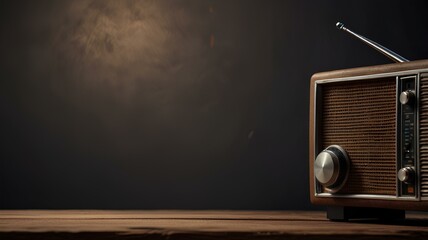 World Radio Day copy space background.