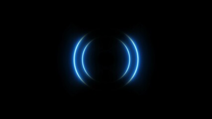 glowing neon radio wave signal icon background. Noise frequency signal icon illustration background.