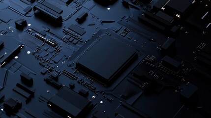 Fototapeta premium Circuit Board Abstract