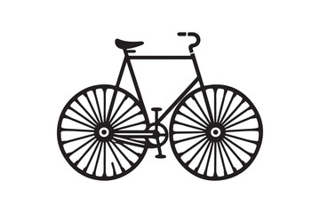 Bicycle Icon Vector Pack. Silhouettes on White Background.