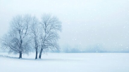 Majestic Winter Landscape in Quietude