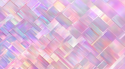Abstract Pastel Iridescent Geometric Pattern