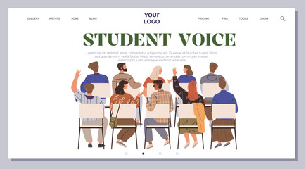 A group of diverse students sitting on chairs and engaged in a lively discussion. Ideal for education, community engagement, teamwork, communication workshops, and student activities