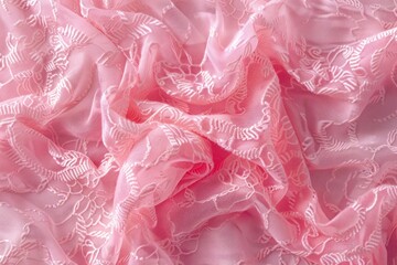 Pink lace clothing apparel fashion.