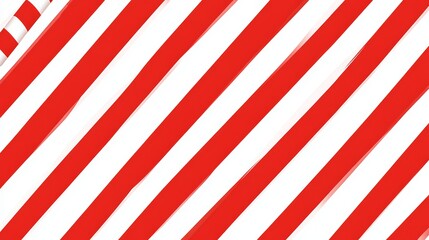 Striped candy cane Bold graphic Christmas pattern