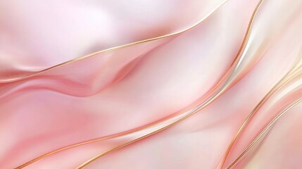Abstract Pink and Gold Fabric