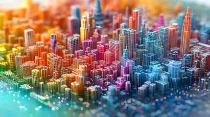 3D Holographic Electoral Map Concept: Close-up of Voter Hand Manipulating Interactive 3D Map with Real-Time Election Results and Data Visualization