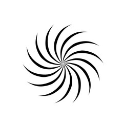 Tornado Wind Round Icon