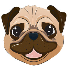 Smile, stickers for notepad, stickers for social networks, paw, footprint, dog footprint, pug emotions
pug, pug puppy, dog portrait, happy pug, happy dog, character, sticker, social network, dog emoti