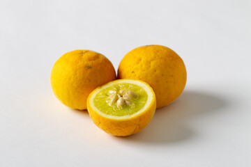 Poncire, fruit du poncirus trifoliata communément appelé citron épineux