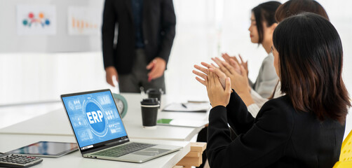 ERP enterprise resource planning software for modish business to plan the marketing strategy