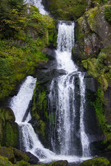 Scenic view of waterfall in Triberger Wasserfälle. Im Schwarzwald 