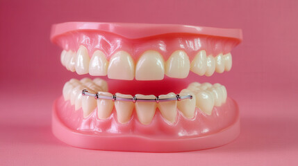 High-tech dental braces, sleek design