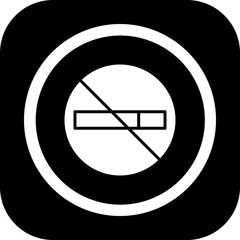 No Smoking Icon Design