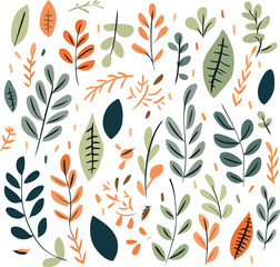 Abstract Autumn Leaves