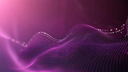 Abstract Purple Wave